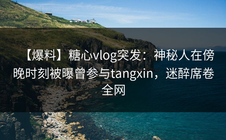 【爆料】糖心vlog突发：神秘人在傍晚时刻被曝曾参与tangxin，迷醉席卷全网  第1张