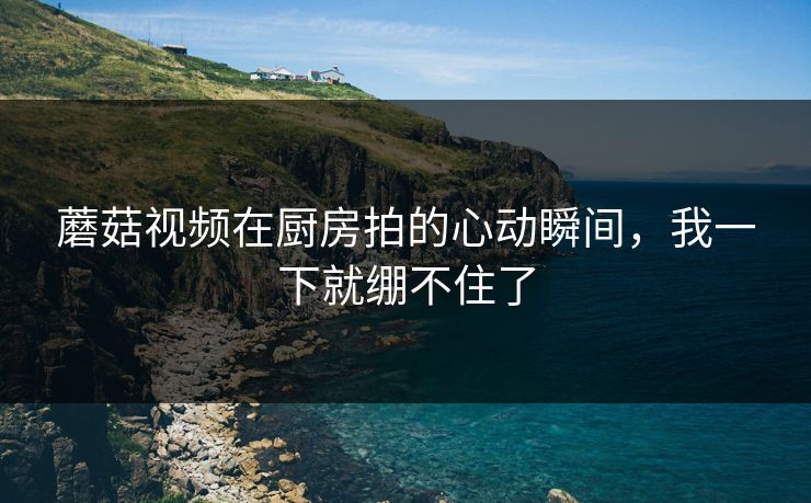 蘑菇视频在厨房拍的心动瞬间，我一下就绷不住了